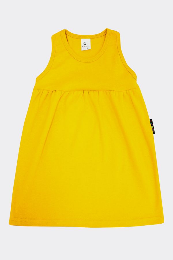 vestido amarelo liso